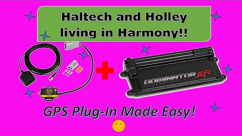 Haltech GPS with Holley Dominator EFI!!!