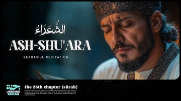 Surah Ash Shuara سورة الشعراء | Relaxing Voice | Adel Kalbani | Jannah Quran