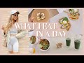 WHAT I EAT IN A DAY | Healthy, balanced, & easy vegetarian meal ideas! ✨