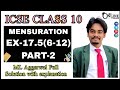 ICSE CLASS 10 EX-17.5(6-12)PART-2 MENSURATION | ML AGGARWAL SOL | JBR ONLINE CLASSES