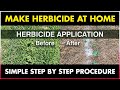 How to make WEED  KILLER / HERBICIDE at home | How to Kill weeds Naturally | Organic Herbicide