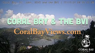 Coral Bay Views live HD webcam of Coral Bay and the BVI