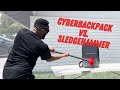 Indestructible Cyberbackpack vs. Sledgehammer. Who will win? The Ultimate Tesla Cybertruck Backpack.