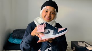 AIR JORDAN 1 ATMOSPHERE AKA ‘BUBBLEGUM’ ✨[ Unboxing + review ]