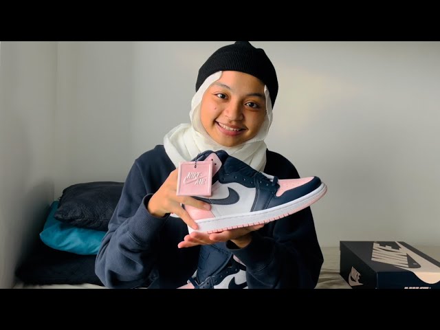 AIR JORDAN 1 ATMOSPHERE AKA ‘BUBBLEGUM’ ✨[ Unboxing + review ] class=