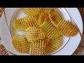 Новогодние рецепты  Как готовить картофельные чипсы в дома How to make  Potato Chips