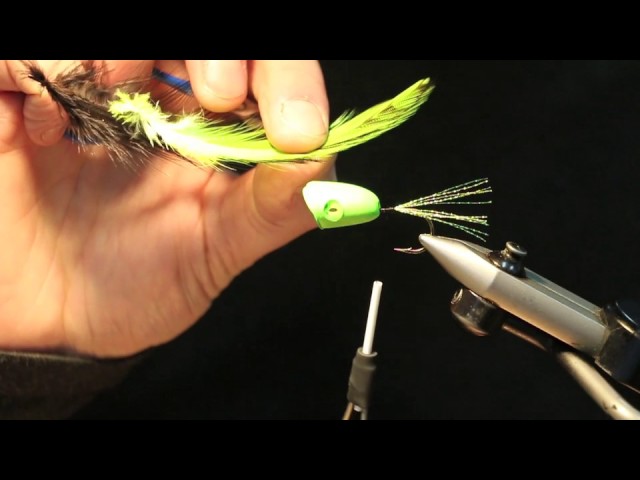 Prepping Popper Heads for Bass Flies 