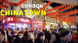 London UK | Busy Chinatown | Chinese NEW YEAR 2022 🧧