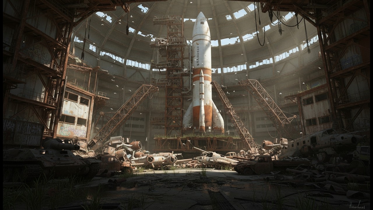 Exploring a Sealed Soviet Launch Base — Treasure Inside