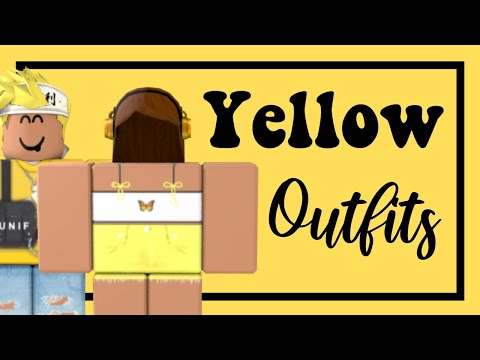 Yellow Outfits Roblox Youtube - aesthetic yellow outfits roblox boy