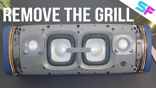 Sony SRS-XB43 - How To Remove The Speaker Grill