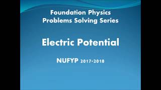 Calculating electric potential for continuous charge distribution