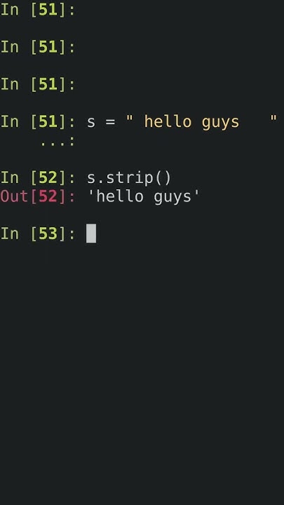 Adding or removing White spaces in python #programming #coding #python ...
