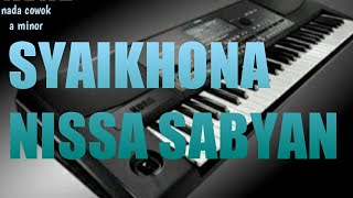 Download Lagu KARAOKE SYAIKHONA(nissa sabyan)nada cowok/a minor MP3