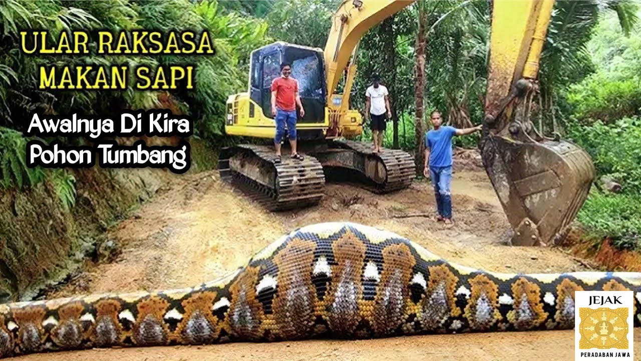 Heboh...!!! Ular Piton Berukuran Raksasa Memangsa Sapi Ternak Milik ...