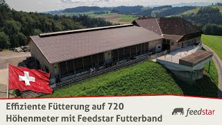 Stallneubau Mit Futterband Platzsparend Anstatt Breiter Futtertisch Betrieb Held In Rügesau