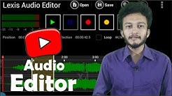 {HINDI} Best Audio Editor App For Android || lexis audio editor || best audio editing app  - Durasi: 6:25. 