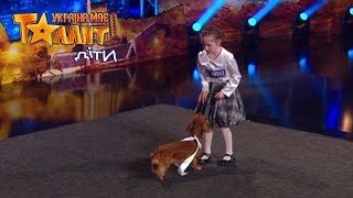 Little girl and her trained dog - Got Talent 2017