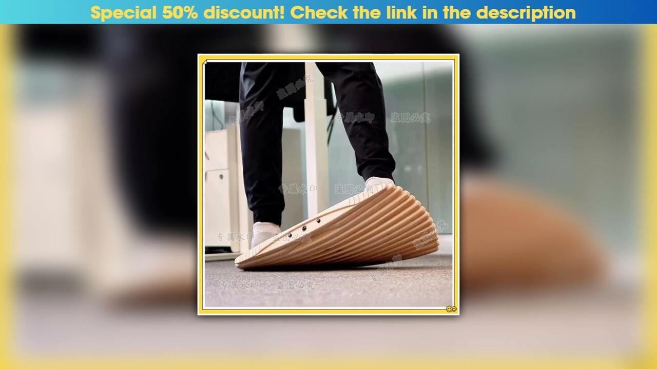 Unboxing Foot Massage Stress Reduction Artifact Skateboard Standing Office Balance Board Ankle Stre