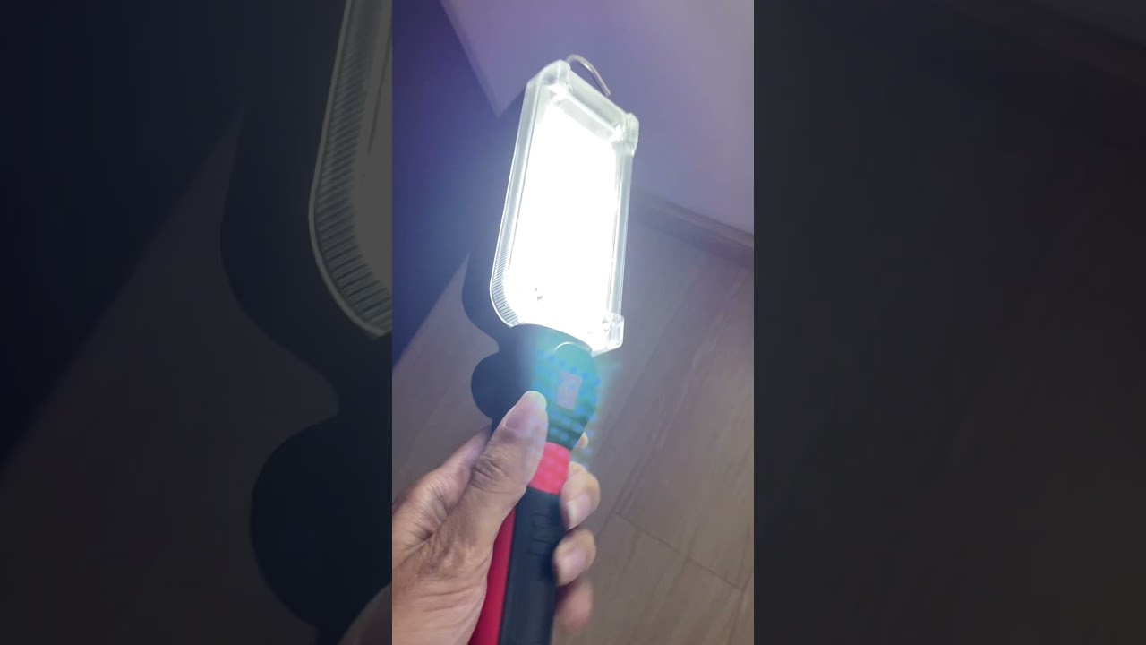 Lanterna de trabalho LED COB com imã 800 lúmens