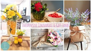 SUMMER PARTY TABLE DECORATIONS GIFT IDEAS CENTERPIECE INEXPENSIVE WEDDING FRUIT FARMHOUSE