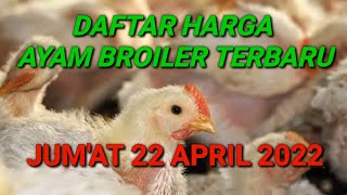 🔴 UPDATE: Harga Ayam Broiler Hari Ini, Rabu 29 Juni 2022. 