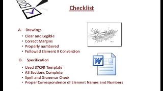 Patent Application Checklist Before Filing by Don Boys of Central Coast Patent Agency