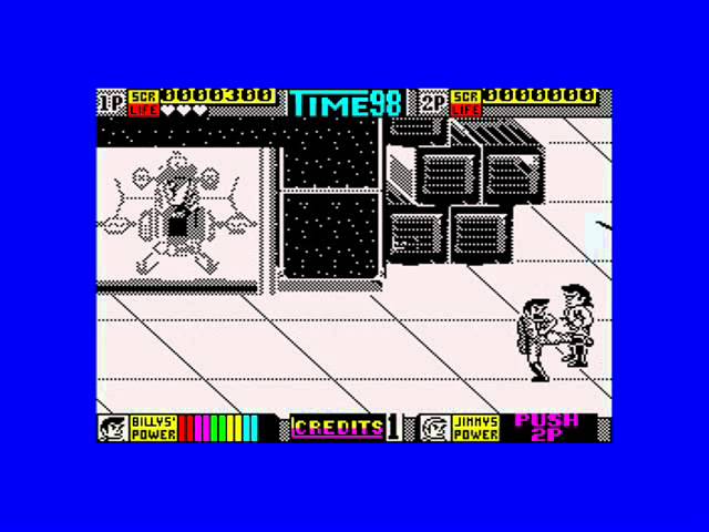 Double Dragon Dojo: Double Dragon II Sinclair ZX Spectrum version review