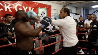 WOW! - ANTHONY YARDE SWTICHES PUBLIC WORKOUT INTO FIERCE SPARRING SESSION / **FULL & UNCUT** VIDEO