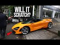 McLaren 720s Ground Clearance Test on Mumbai Indian Roads | 2022