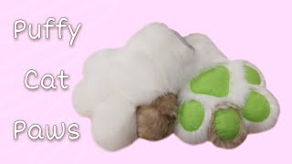 How to make fursuit cat paws