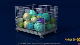 wire mesh container | wire container | collapsible wire containers