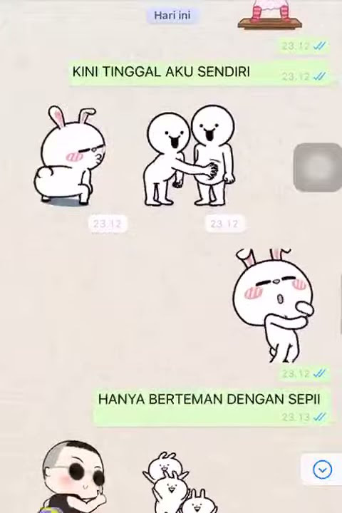 Video lucu joget dangdut emoji version