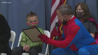 Superhero Day celebrates 6-year-old North Haven warrior diagnosed with rare brain tumors