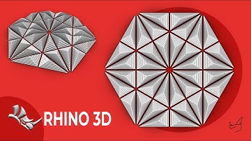 3D Geometric Design in Rhino 3D #rhinoceros |‪ @Mr.Rhino3D