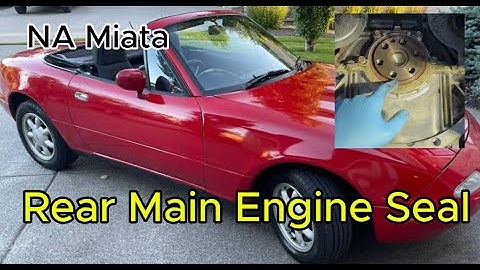 Miata Rear Main Seal Replacement