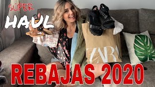 SÚPER HAUL de REBAJAS 2020!! ME  LO PRUEBO TODO!- ZARA,PULL AND BEAR, STRADIVARIUS, LEFTIES Y MÁS!