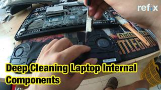 How To Deep Cleaning Lenovo Thinkpad P1 Gen 4 Laptop Internal Components refix