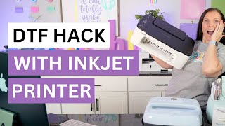 Direct to film (DTF) Hack With the Inkjet Printer  NEW