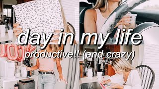 PRODUCTIVE day in my life! *but crazy* | quitting my job, business calls, dropping my minor, + MORE