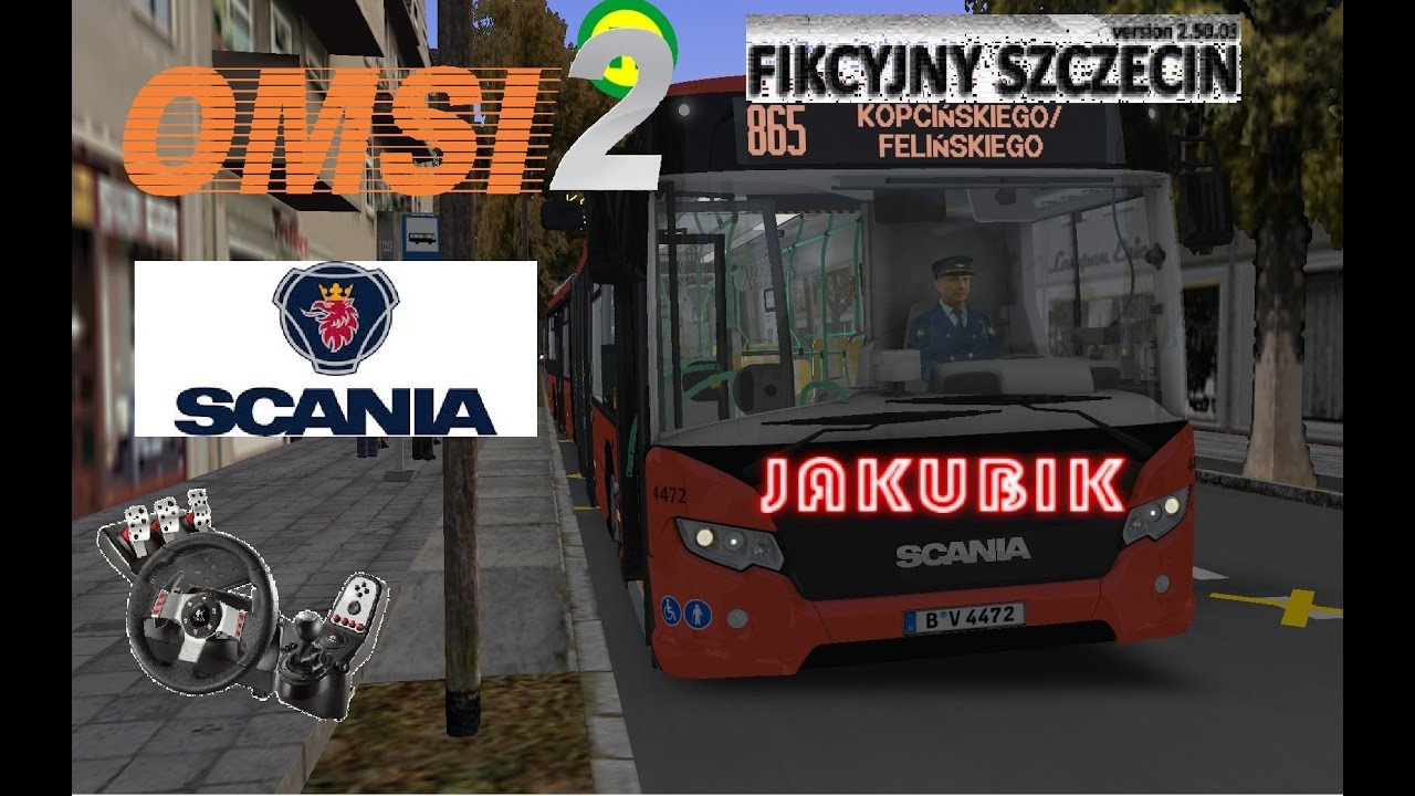 OMSI 2 #6 Fikcyjny Szczecin Linia:865 Scania GN14 Citywide | KUBSSS