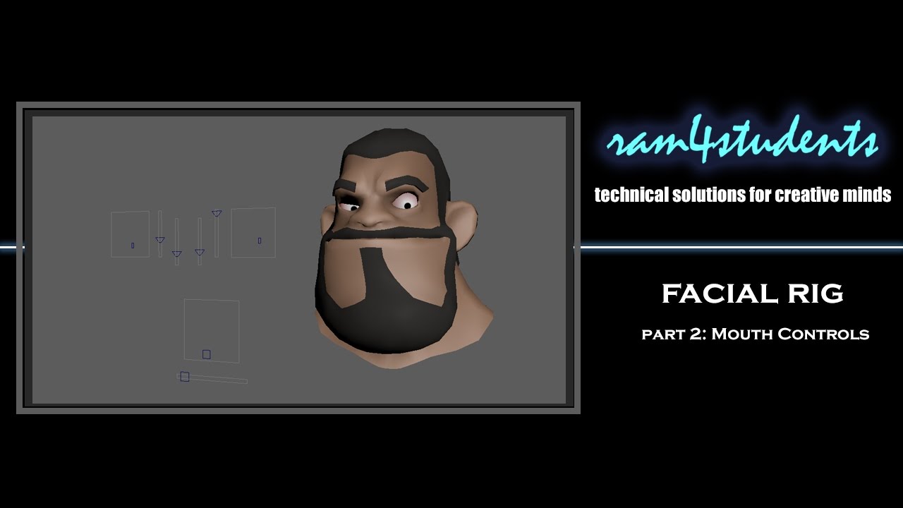 Max Rig Mouth Facial Rig- Part2: Mouth Controls - YouTube