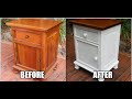 How to Create a Farmhouse Side Table From a Regular Side Table - Simple &amp; Easy - Tutorial