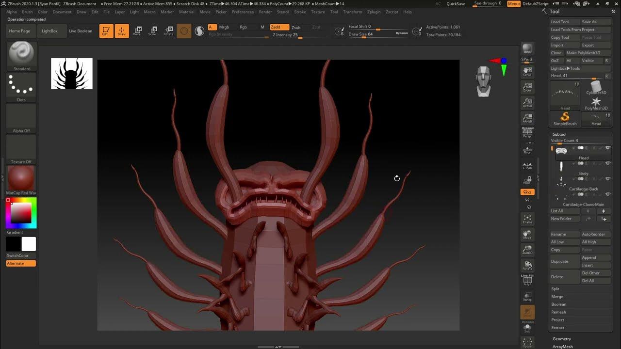 expand mutiple tool in zbrush