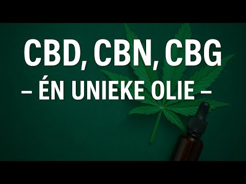 CBD Olie uitgelegd: Entourage Effect met CBD, CBN & CBG | Martinus