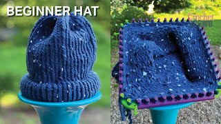 Loom Knit Hat - Easy Beginner Tutorial