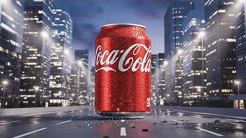 COCA-COLA Can METEOR: Epic 3D Transformation in City – Viral Blender Ad 2025