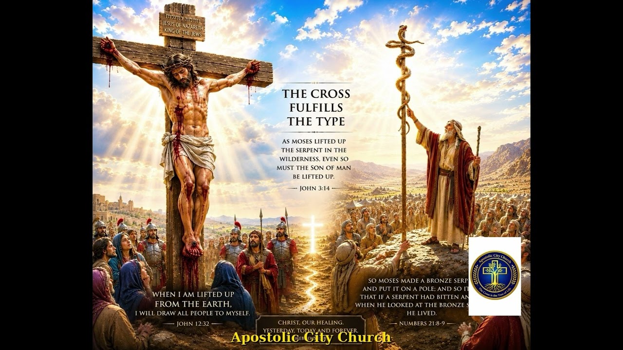 THE CROSS AND THE BRONZE SERPENT teaching thumbnail