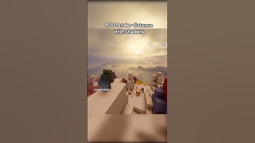 Minecraft in 800 render distance #minecraft #clips #meme #lego #stopmotion #clips #reaction