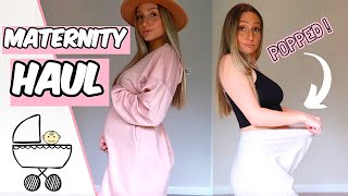 FIRST TIME MATERNITY CLOTHES TRY-ON HAUL! 👶🏼  | BOOHOO Affordable Clothing